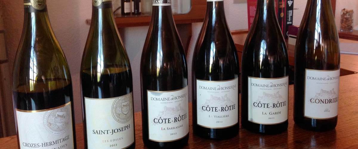 Wine tasting Cote Rotie